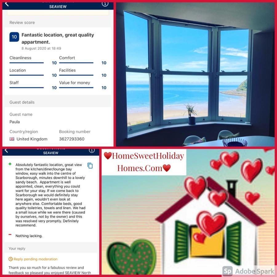 Seaview North Bay Holiday Home Apartment สการ์โบโรห์ ภายนอก รูปภาพ
